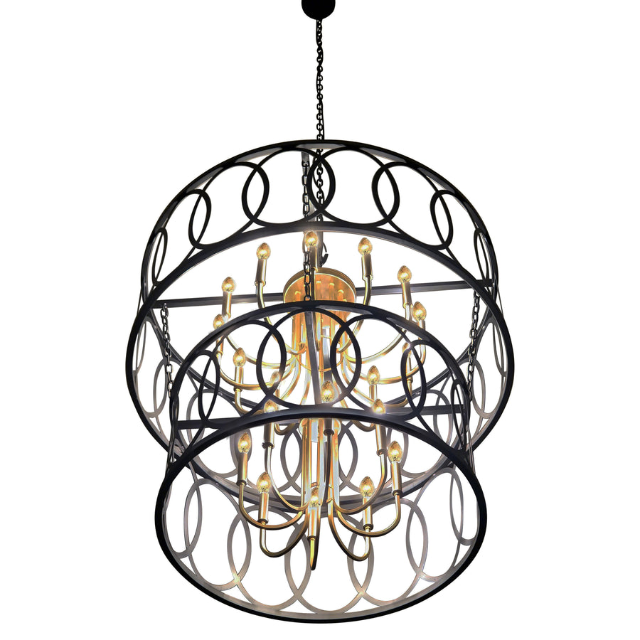 NEW ORLEANS 2 TIERED CHANDELIER