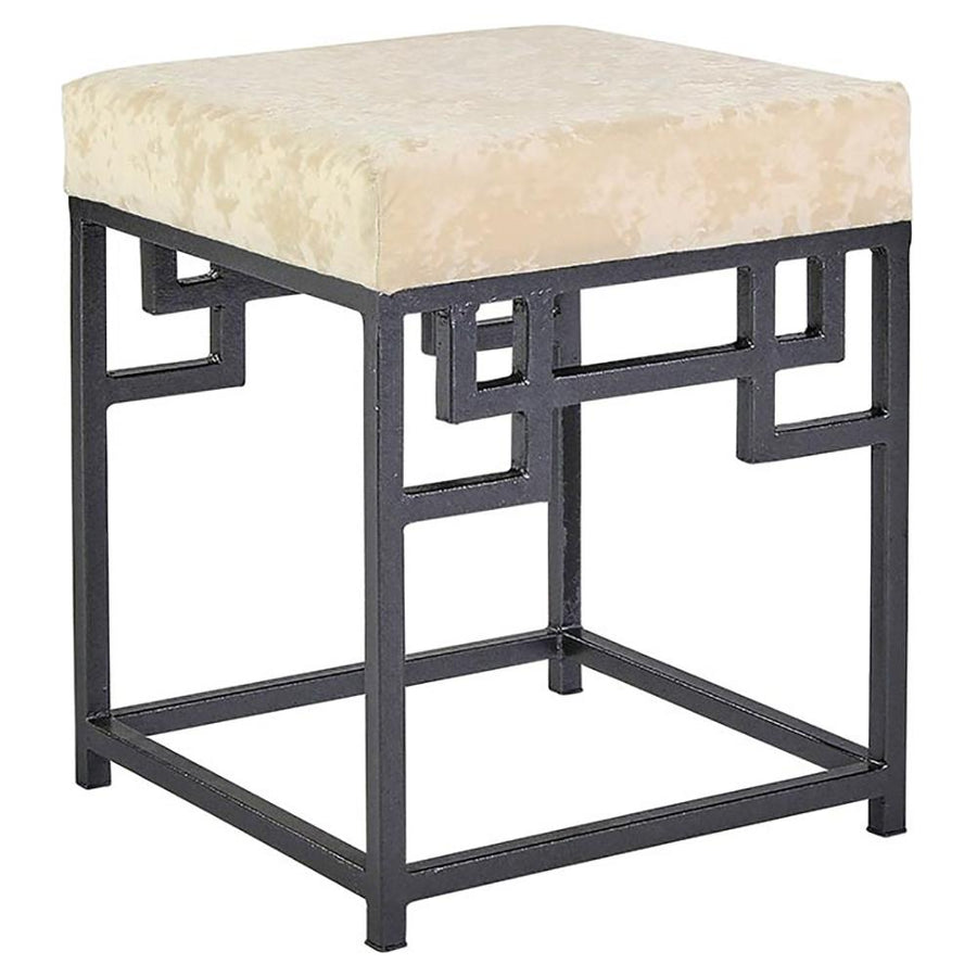 GREEK KEY STOOL