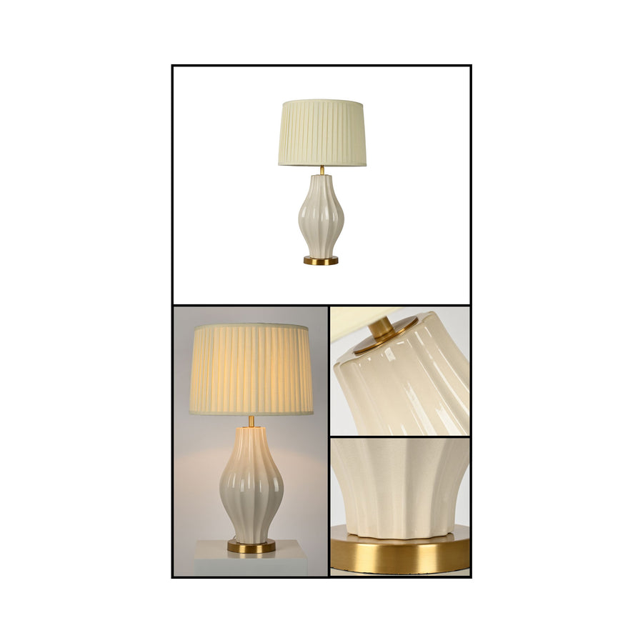 BRESCIA CERAMIC TABLE LAMP