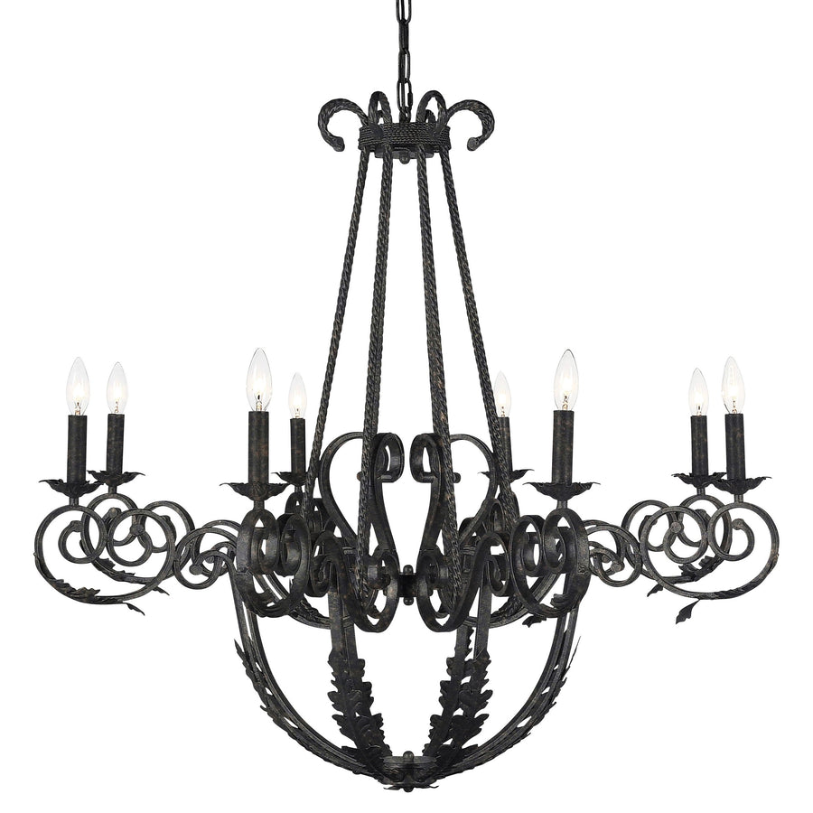 TWISTED FRENCH CHANDELIER