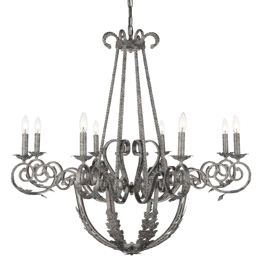 TWISTED FRENCH CHANDELIER