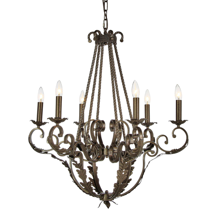 TWISTED FRENCH CHANDELIER