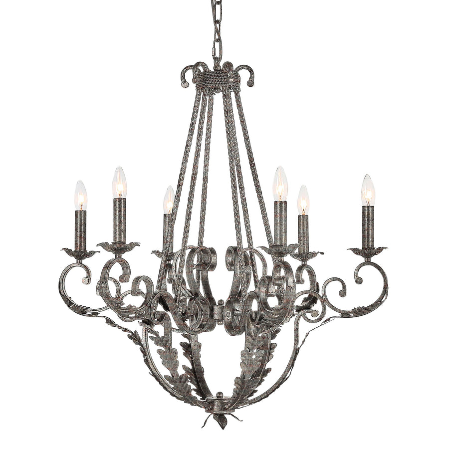 TWISTED FRENCH CHANDELIER