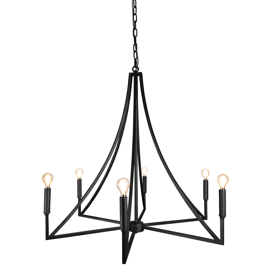 ELITE 6 LIGHTS CHANDELIER