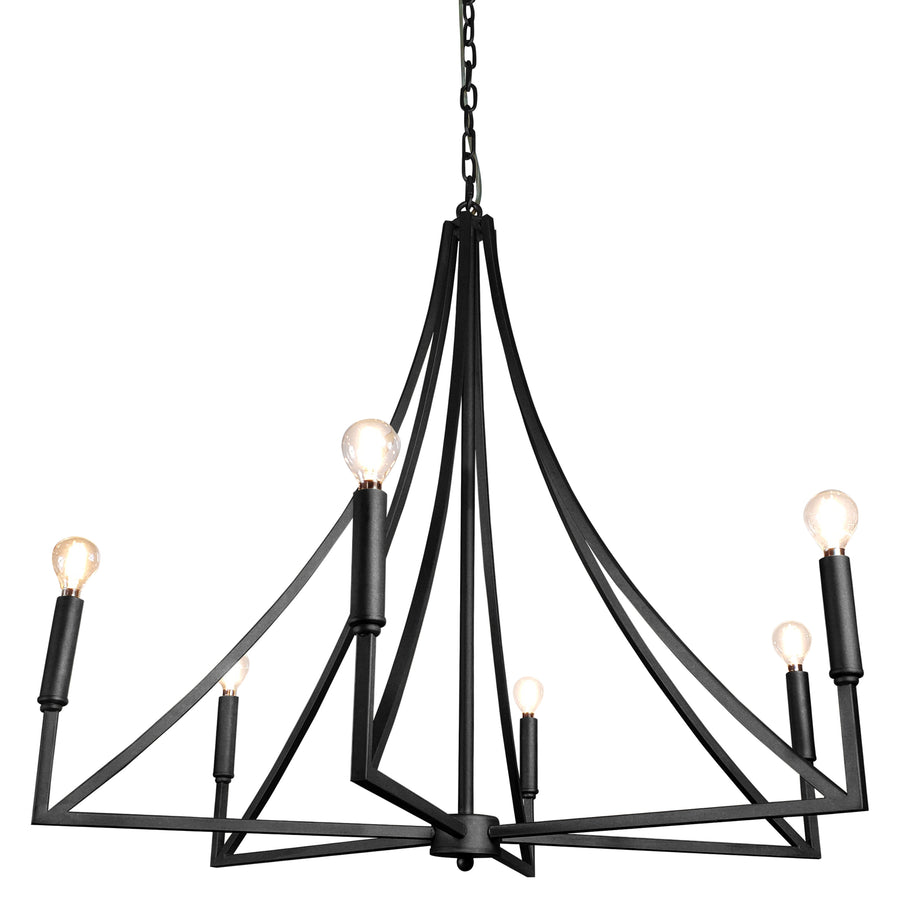 ELITE 6 LIGHTS CHANDELIER