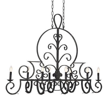 FLEUR DE LIS CHANDELIER