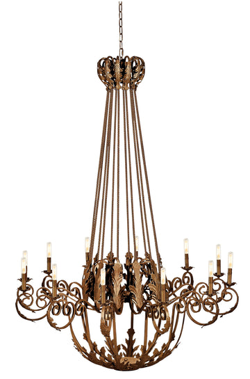 TWISTED FRENCH CHANDELIER