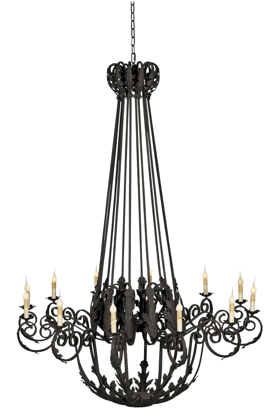 TWISTED FRENCH CHANDELIER