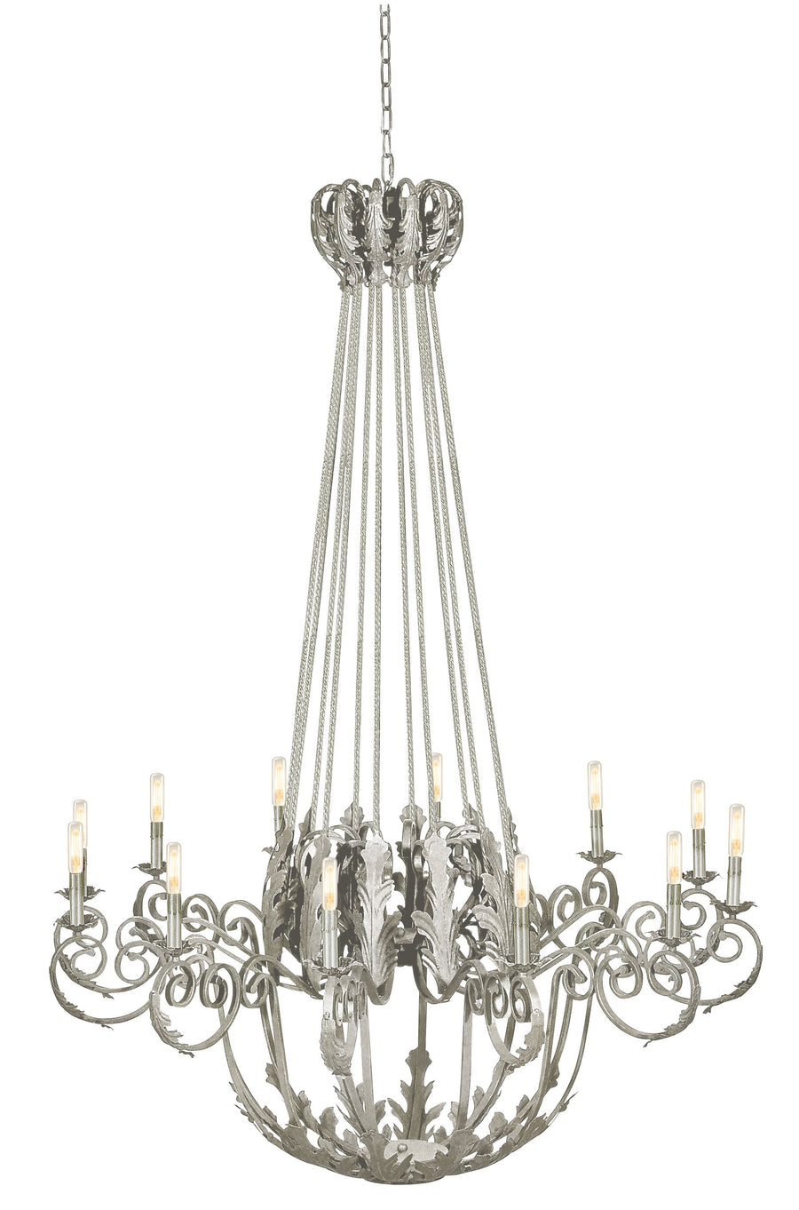 TWISTED FRENCH CHANDELIER