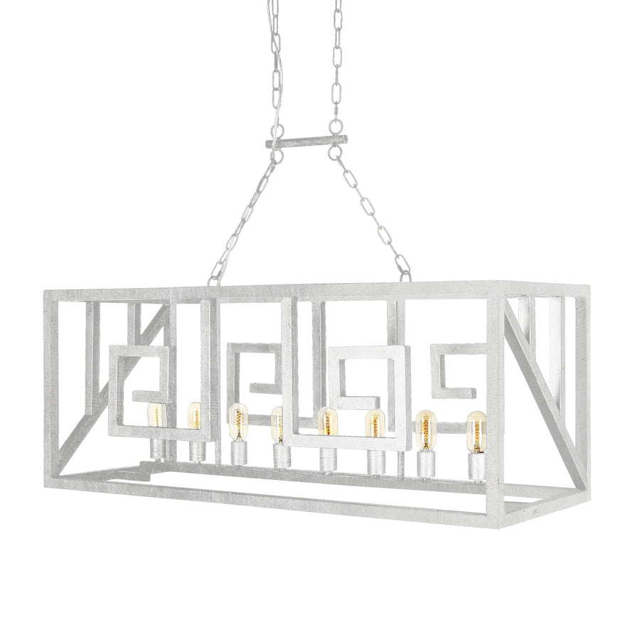 GREEK KEY CHANDELIER