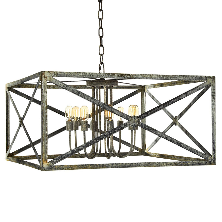 SQUARE MEDALLION CHANDELIER