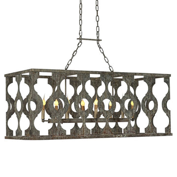 BALUSTRADE OBLONG CHANDELIER