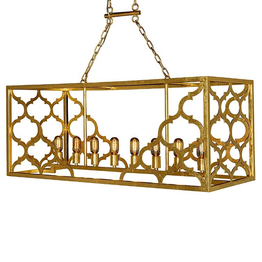 QUATREFOIL LINEAR CHANDELIER (45