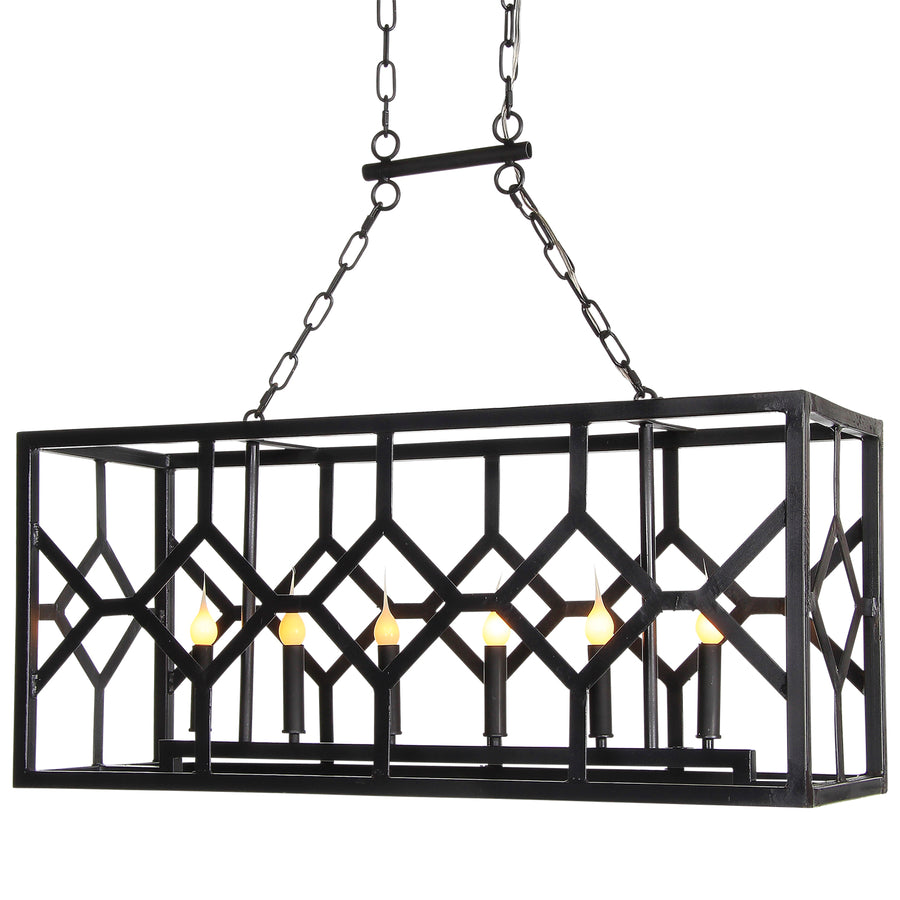 DIAMOND OBLONG SMALL CHANDELIER