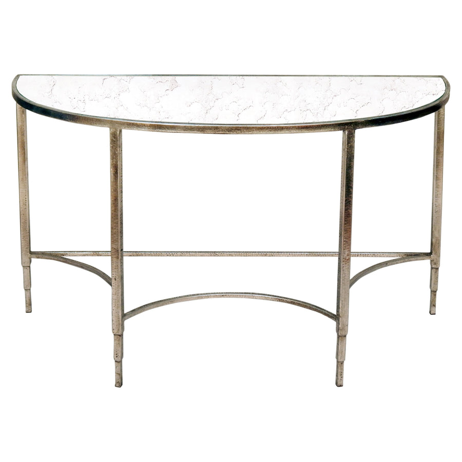 HAMMERED ELITE DEMILUNE CONSOLE