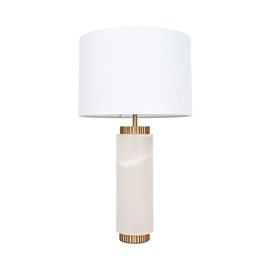 ALABSTER COLUMN 
TABLE LAMP