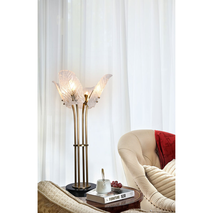 GLASS SAPLING TABLE LAMP