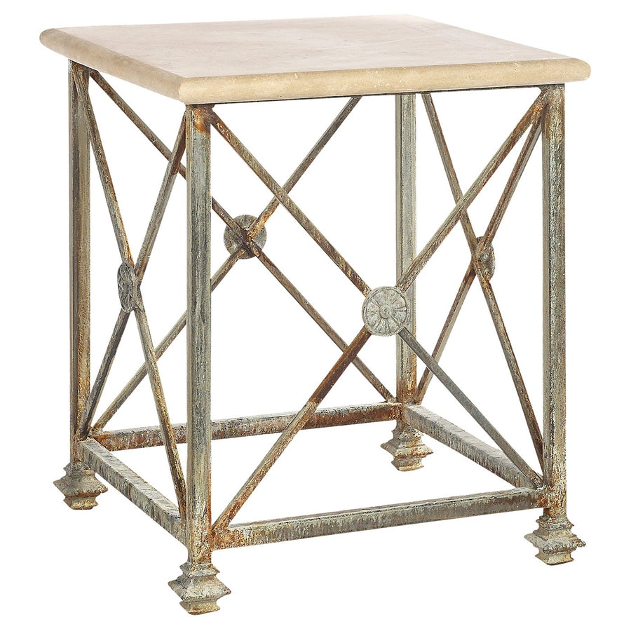 MEDALLION SIDE TABLE