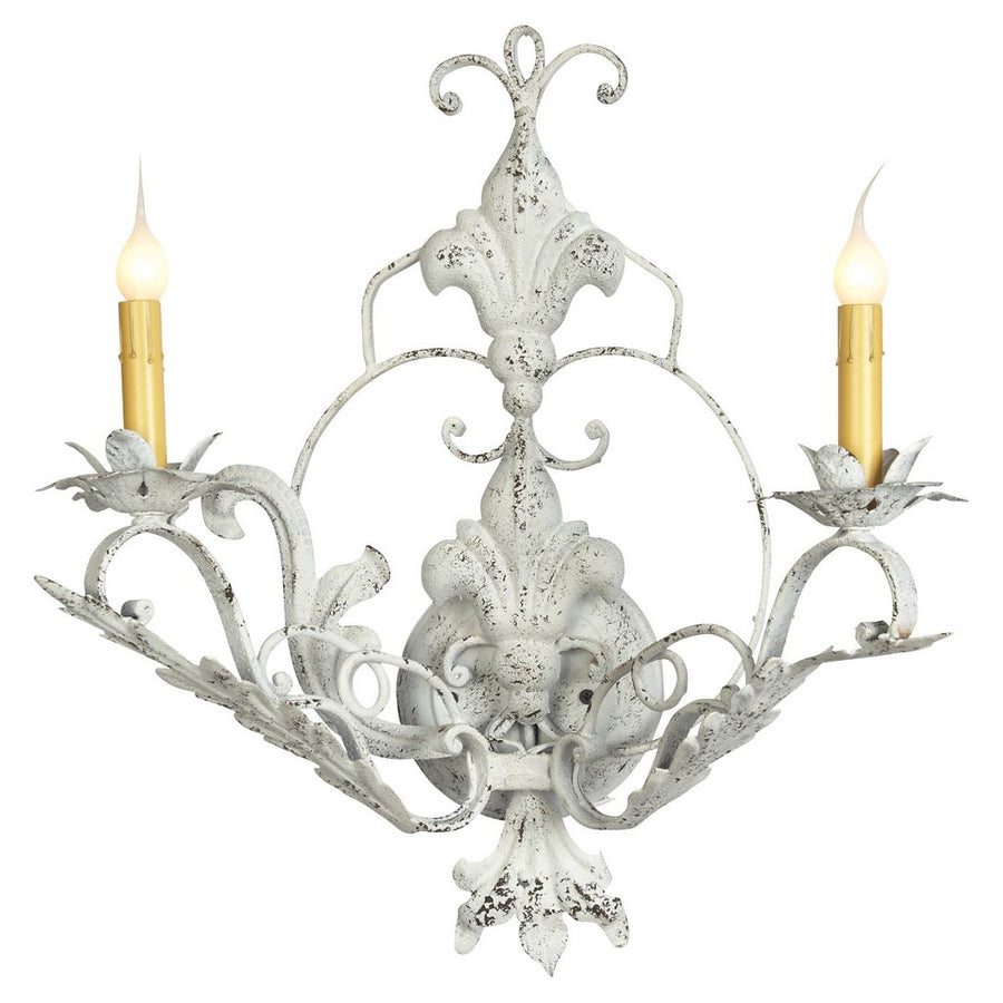 DOUBLE ARM FRENCH SCONCE