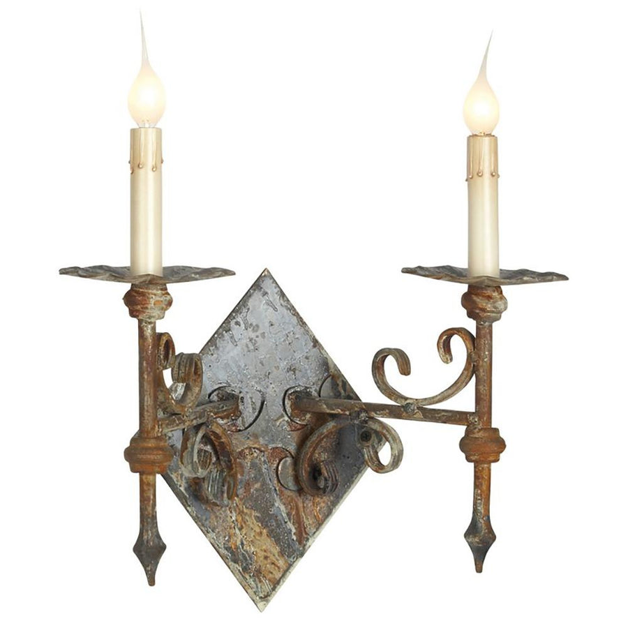 TRESTLE DOUBLE SCONCE