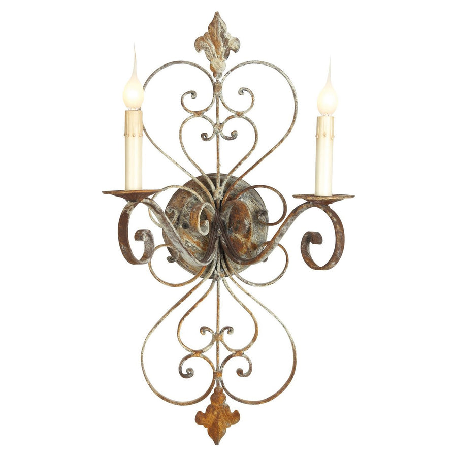 FLEUR DE LIS SCONCE