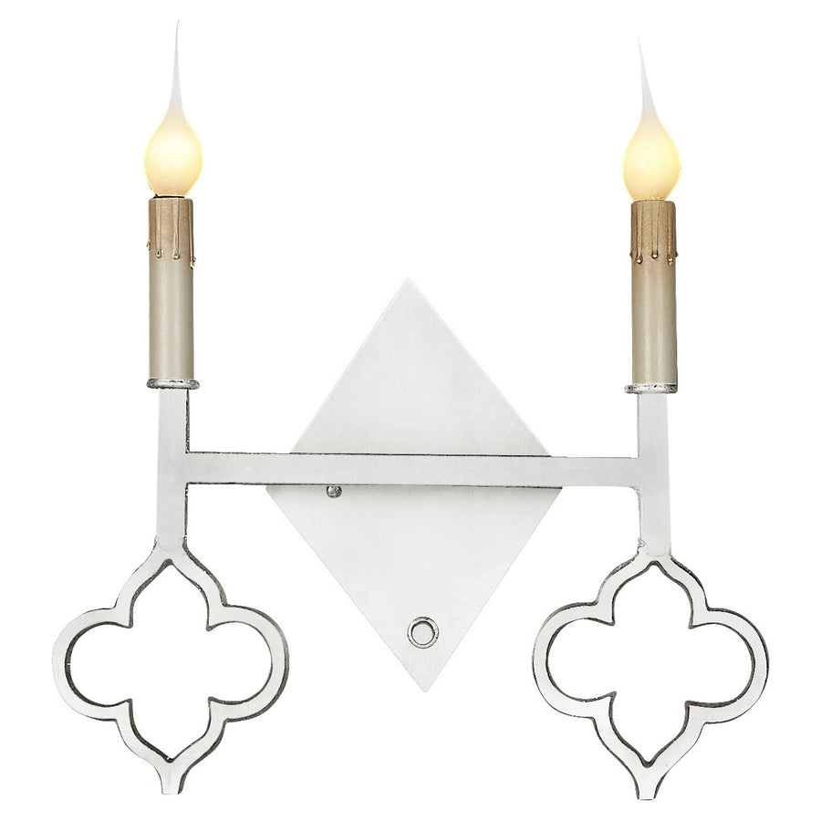 QUATREFOIL DOUBLE SCONCE